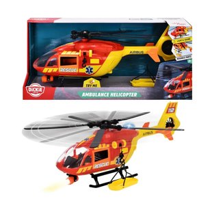 Вертолет скорой помощи (1:36, 36 см) SOS Ambulance Helicopter Dickie Toys 3716024 звук и свет