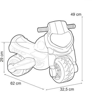 Біговел-мотоцикл MotoFeber Bluey Feber FED18000 від 18 місяців