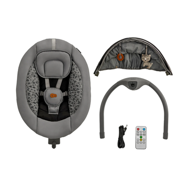Кресло-качалка Kinderkraft Lumi 2 Dark Grey KBLUMI02DGR0000