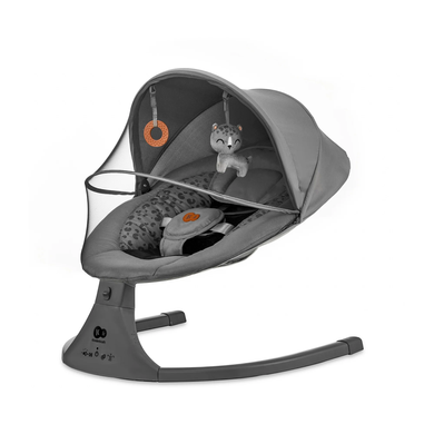 Кресло-качалка Kinderkraft Lumi 2 Dark Grey KBLUMI02DGR0000