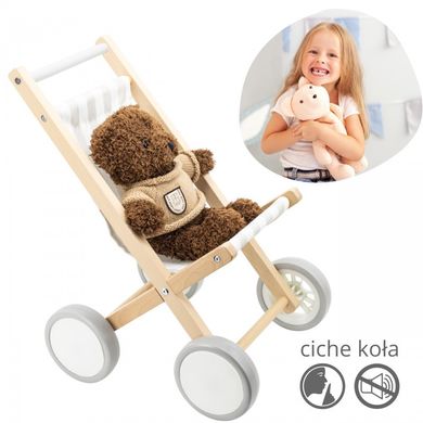 Дерев'яна коляска для ляльок Doll Stroller Viga Toys 44687