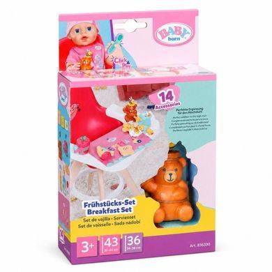 Ігровий набір Сніданок для ляльки Baby Born Breakfast Set Zapf Creation 839775