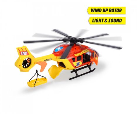 Гелікоптер швидкої допомоги (1:36, 36 см) SOS Ambulance Helicopter Dickie Toys 3716024 звук та світло