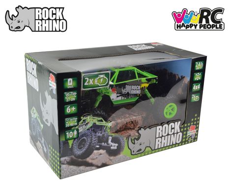 Позашляховик на радіокеруванні RC Rock Rhino (2,4 GHz, 27 см, 4WD) Happy People H30079