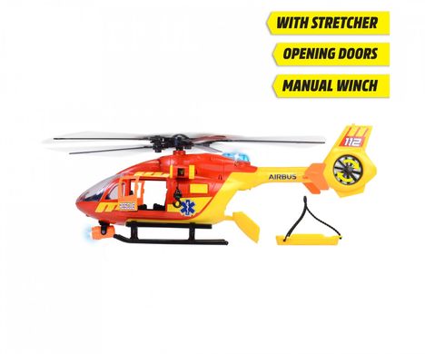 Гелікоптер швидкої допомоги (1:36, 36 см) SOS Ambulance Helicopter Dickie Toys 3716024 звук та світло