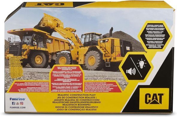 Уцінка Іграшка Цементовоз зі світлом та звуком (30 см) Cat Power Haulers Cement Mixer Funrise 82269