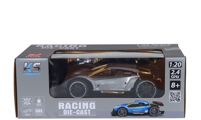Машинка на радиоуправлении (1/24, 2.4 ГГц) Extreme Racing Die-Cast KS Drive SL-8212ARHS серебристый