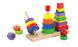 Дерев'яна пірамідка Geometric Stacker Viga Toys 50567