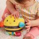Сенсорная мягкая игрушка Пчелка пушистик дзыж Fuzzy Buzzy Bee Battat BX2037Z