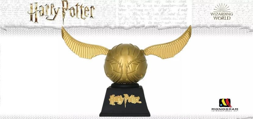 Скарбничка Золотий Снич серії Harry Potter Golden Snitch Deluxe Coin Bank Monogram 48428