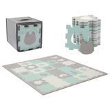 Поролоновий килимок-пазл 3D Luno Shapes Mint KinderKraft KPLUSH00MIN0000