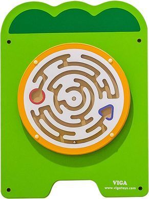 Настенная игрушка бизиборд Крокодил Viga Toys 50346 сертификат FSC Монтессори