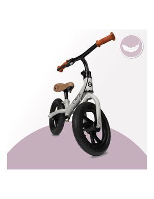 Двухколесный беговел с ручным тормозом MoMi Breki ROBI00059 серый