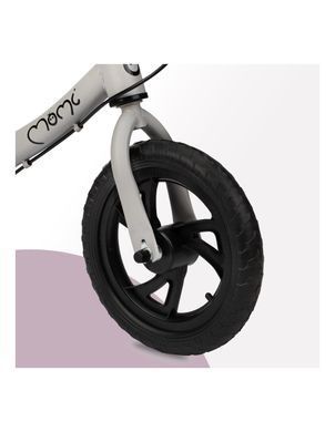 Двухколесный беговел с ручным тормозом MoMi Breki ROBI00059 серый