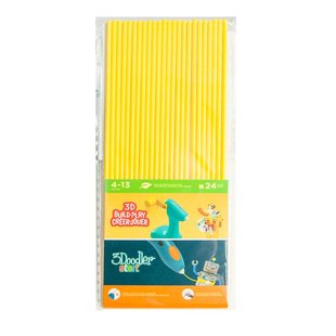 Набор Стержней Для 3D-Ручки -Желтый 3Doodler Start 3DS-ECO04-YELLOW-24