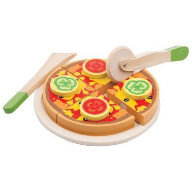 Деревянный игровой набор овощная пицца New Classic Toys 10587