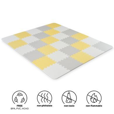 Коврик-пазл Luno Yellow Kinderkraft KKMLUNOYEL0000 30 элементов