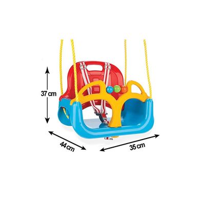 Одномісна гойдалка для дітей (до 100кг) 3 в 1 Swing Woopie 31057