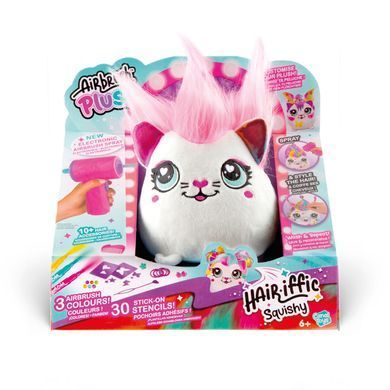 Игровой набор Сделай прическу Серденька Airbrush Plush Hairrific Squishy Canal Toys AIR040/2 с аэрографом