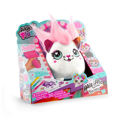 Игровой набор Сделай прическу Серденька Airbrush Plush Hairrific Squishy Canal Toys AIR040/2 с аэрографом