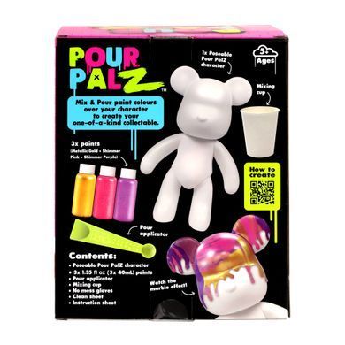 Набір для творчості Флюїд Арт - Ведмедик S3 Metallic Pour Palz ToyMonster GS-G25020