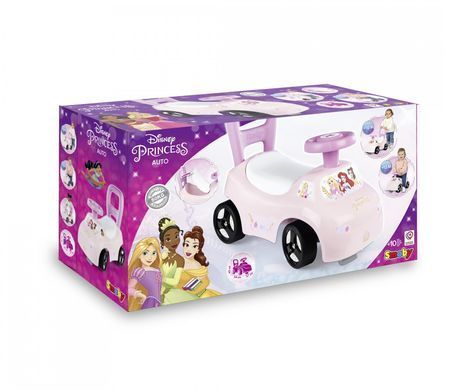 Машинка-каталка 2 в 1 Disney Princess Smoby 720549