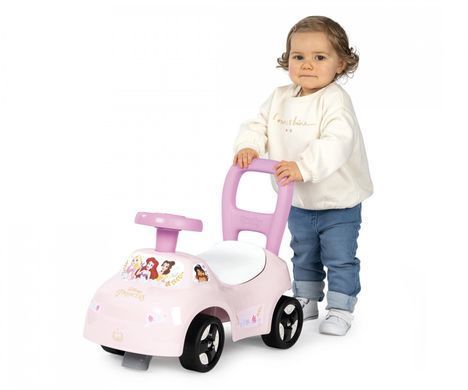 Машинка-каталка 2 в 1 Disney Princess Smoby 720549