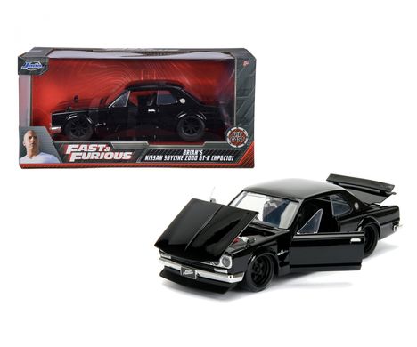 Металева машинка Брайана 1971 Nissan Skyline 2000 GT-R (KPGC10) Fast & Furious Jada Toys 253203004 1:24