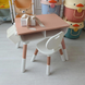 Дитячий багатофункціональний столик 3 в 1 та стілець POPPET PP-010CP coral rose