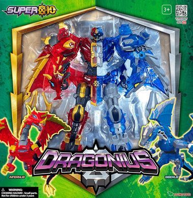 Уцінка Робот-трансформер Super 10 Драгоніус Young Toys 314063