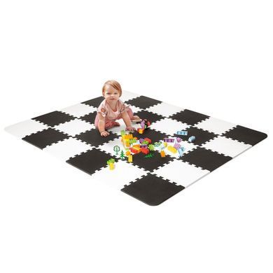 Коврик-пазл Kinderkraft Luno Black, 30 элементов KKMLUNOBLK0000
