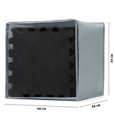 Коврик-пазл Kinderkraft Luno Black, 30 элементов KKMLUNOBLK0000