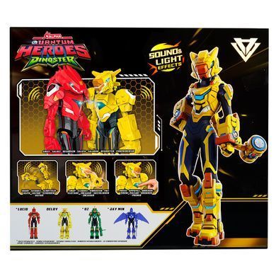 Интерактивная игровая фигурка Делби с аксессуарами Quantum Heroes Dinoster EU583832 звук, свет