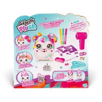 Ігровий набір Зроби зачіску Принцеса Airbrush Plush Hairrific Squishy Canal Toys AIR040/1 з аерографом