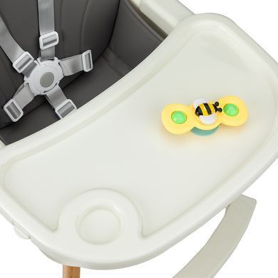 Стільчик для годування 3в1 MoMi REKI grey KRKA00034