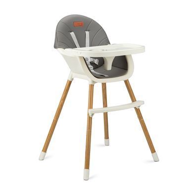 Стільчик для годування 3в1 MoMi REKI grey KRKA00034