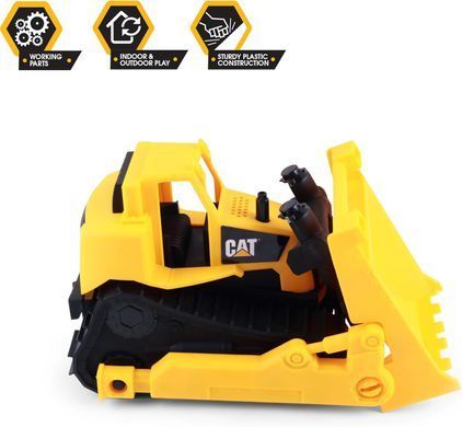 Игрушка бульдозер Cat Tough Rigs Bulldozer Тяжелая техника (38 см) Funrise 82032