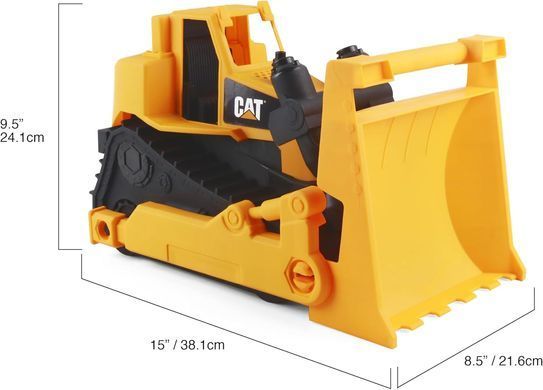 Игрушка бульдозер Cat Tough Rigs Bulldozer Тяжелая техника (38 см) Funrise 82032