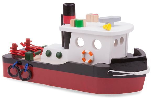 Дерев'яний ігровий набір Буксирне судно New Classic Toys 10905