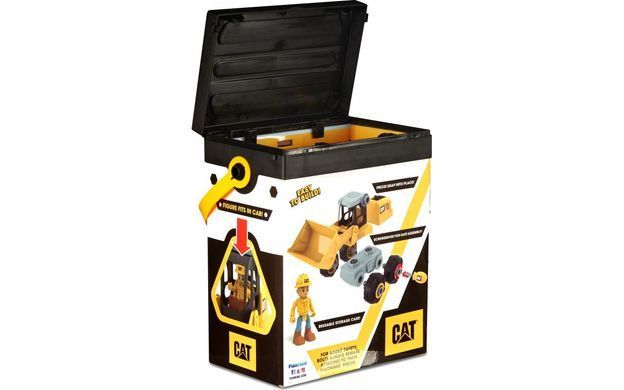 Уценка Конструктор колесный погрузчик CAT Junior Crew Build Your Own wheel loader (20 см) Funrise 80905F