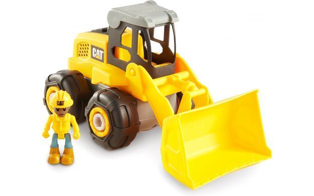 Уценка Конструктор колесный погрузчик CAT Junior Crew Build Your Own wheel loader (20 см) Funrise 80905F
