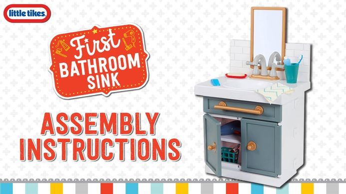 Ігровий набір туалетний столик First Bathroom Sink Little Tikes 657771