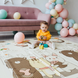 Дитячій складний, двосторонній термокилимок (200х180 см) Poppet PP011-200