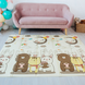 Дитячій складний, двосторонній термокилимок (200х180 см) Poppet PP011-200