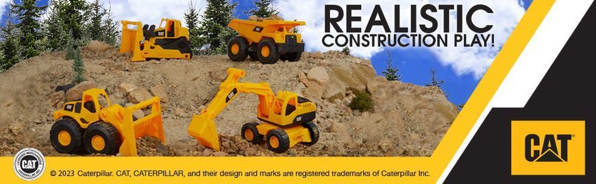 Игрушка бульдозер Cat Tough Rigs Bulldozer Тяжелая техника (38 см) Funrise 82032