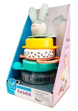 Уцінка Розвиваюча пірамідка Кролик Hunny Bunny Stacker Taf Toys 12445