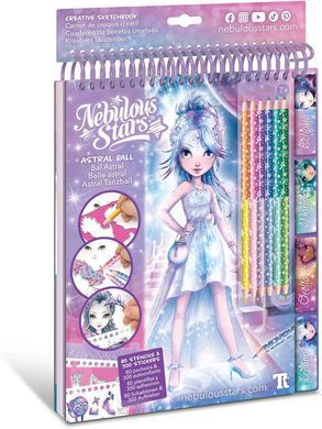 Набор для творчества Скетчбук Звездный балл Fashion Sketchbook - Astral Ball Nebulous Stars 11142