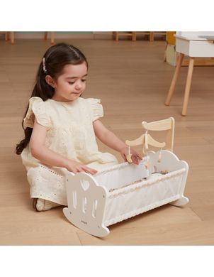 Дерев'яна лялькова колиска PolarB Viga Toys 44235