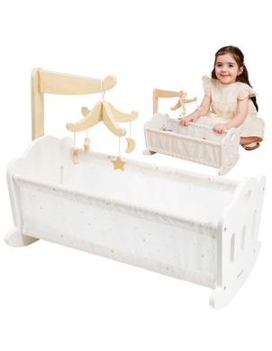 Дерев'яна лялькова колиска PolarB Viga Toys 44235