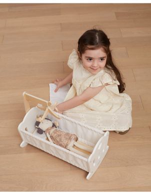 Дерев'яна лялькова колиска PolarB Viga Toys 44235